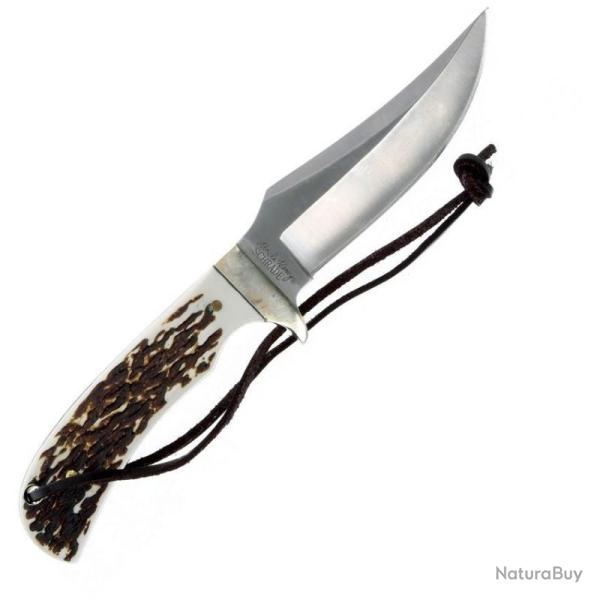 Couteau Fixe Schrade Uncle Henry PH1N Lame Acier 7Cr17MoV Manche Staglon �tui Cuir SCH1116418