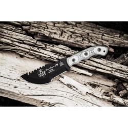 Couteau Fixe TOPS Tom Brown Tracker 2 Lame Acier 1095 Manche Micarta &Eacute;tui Kydex USA TPT010T2