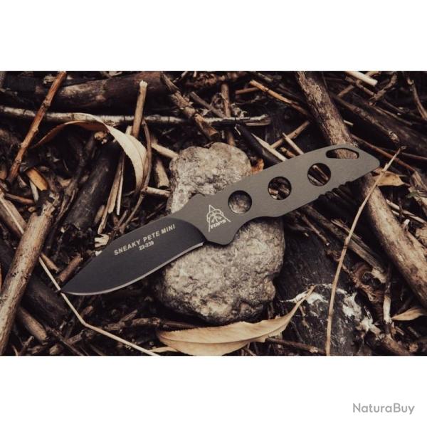 Couteau de Cou TOPS Sneaky Pete Mini Lame Acier 1095 �tui Kydex USA TPSPM03