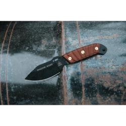 Couteau Fixe TOPS Shadow Rider Lame Acier 1095 Manche Micarta &Eacute;tui Kydex USA TPSDRD01