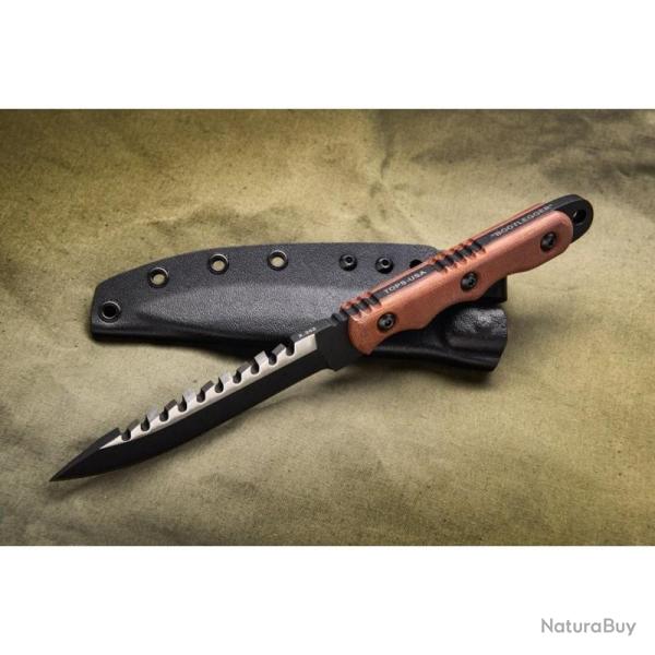 Couteau Fixe TOPS Ranger Bootlegger 2 Lame Acier 1095 Manche Micarta �tui Kydex USA TPRBL02