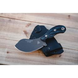 Couteau Fixe TOPS Quick Skin Lame Acier 1095 Manche G10 &Eacute;tui Kydex USA TPQSK02