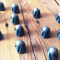 TWISTED TOP TAK 18mm POUR EMBOUT GOMME COGNE PAK SLUGS Par lot de 12.