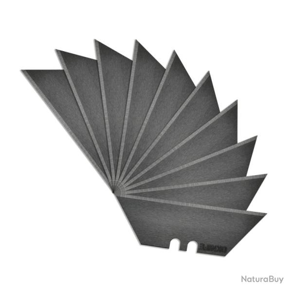 Pack 10 Lames C�ramique Oknife UB2C Blanches Zircone Oxyide Couteau Utilitaire U1 OKNUB2CW