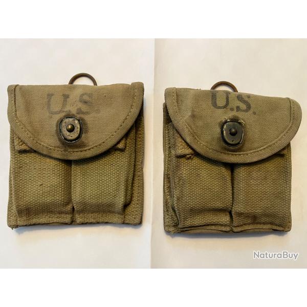 paire de pochettes USM1 reconditionn�es par l'arm�e Fran�aise (anneau)