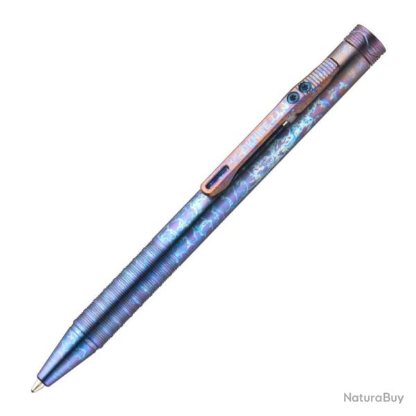 Stylo EDC Oknife B1 LST Lightning Strike Titane TC4 Clip de Poche OKNB1LSTTIPEN