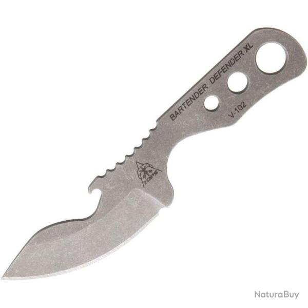Couteau de Cou TOPS Bartender Defender XL Lame Acier 1095HC �tui Kydex Collier USA TPBARXL