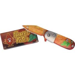 Couteau Pliant Rough Rider Sweet Tater Linerlock A/O Lame Acier Inox Manche Acrylique RR2758