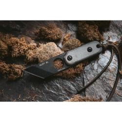 Couteau de Cou TOPS ALRTXL-03 Lame Acier 1095HC Manche Micarta &Eacute;tui Kydex Collier USA TPALRTXL03