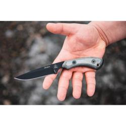 Couteau Fixe TOPS Skinat Lame Acier 1095 Manche Micarta &Eacute;tui Kydex USA TP521
