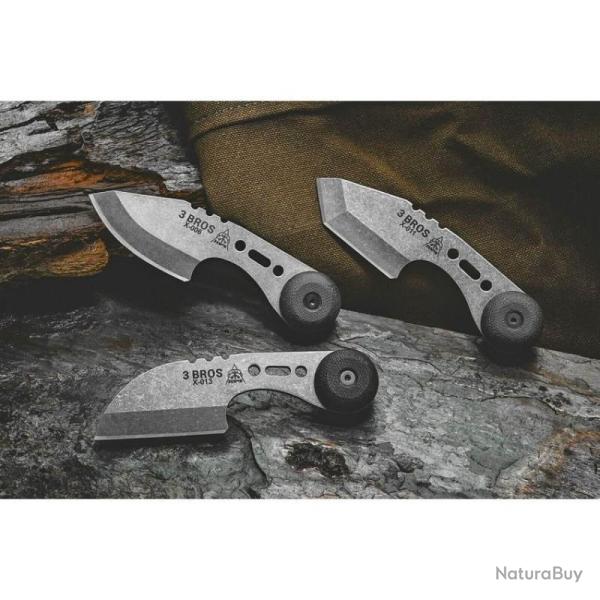 Couteau Fixe TOPS 3 Bros Combo Set 3 Lames Manche Micarta �tui Kydex USA TP3BRCMB