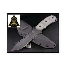 Couteau Fixe TOPS Steel Eagle 105HP Lame Acier 1095HC Manche Micarta &Eacute;tui Kydex USA TP105HP