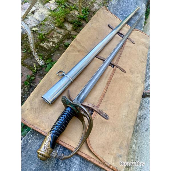 Sabre d'officier de Cavalerie l�g�re mod�le 1883 Hussards / Chasseurs � cheval WW1