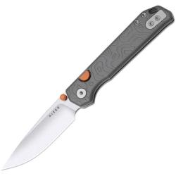 Couteau Kizer Begleiter 2.9 Lame Acier S35VN Drop Point Manche Aluminium Button Liner Lock