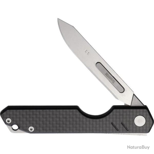 Couteau Pliant Marbles Razor Folder CF/G10 Lame Acier Inox Manche G10 MR635