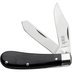 Couteau Taylor's Eye Witness Twin Blade Slip Joint Black Lame Acier 420HC Manche Bois Made TEW2077