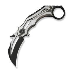 Couteau We Knife Cryonix Lame Hawkbill Acier M390 Manche Titane Bronze satin&eacute; Nested Liner WE240703