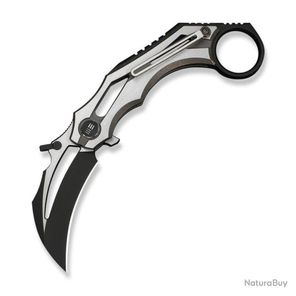 Couteau We Knife Cryonix Lame Hawkbill Acier M390 Manche Titane Bronze satin� Nested Liner WE240703