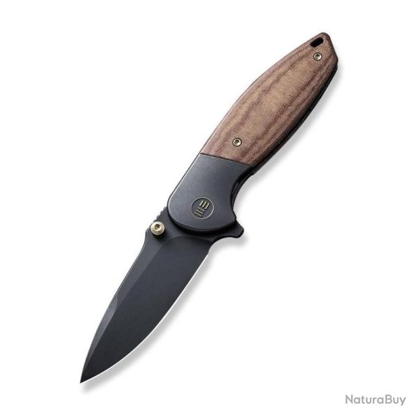 Couteau We Knife Nitro Mini Lame Acier CPM 20CV Manche Titane Micarta Frame Lock WE220154