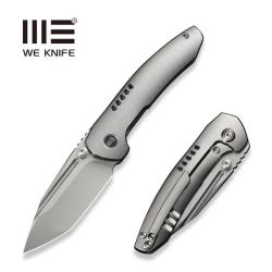 Couteau We Knife Micro Trogon Lame Acier M390 Manche Titane Satin Frame Lock WE240432