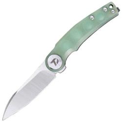Couteau Dreamtech Lame Acier D2 Drop Point Manche G10 Jade Liner Lock DTK3618GJ