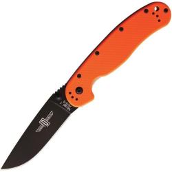 Couteau Pliant Ontario RAT I Linerlock Lame AUS-8 Manche Nylon Orange Fabrication Taiwan ON8846OR