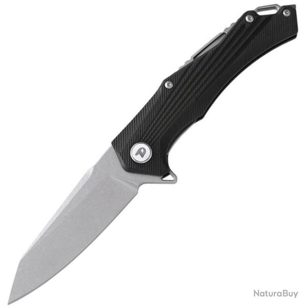 Couteau Dreamtech Lame Acier D2 Manche G10 Noir Sculpt� Liner Lock DTK3287GB