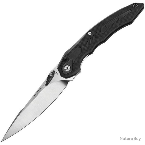 Couteau Dreamtech Lame Acier D2 Spear Point Manche G10 Black Liner Lock DTK1101GB
