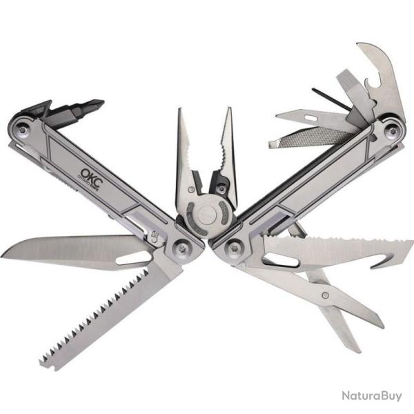 Multi-Outil Ontario Multi Tool Satin Pinces et Lames Acier Inoxydable ON4500