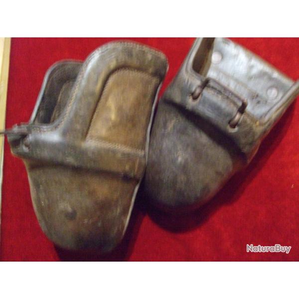 Paire d'�triers de voyage Fran�ais  XIX e ( collection ) .