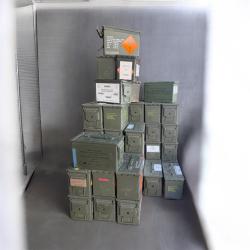 caisse &agrave; munitions vide ou boite m&eacute;tal occasion