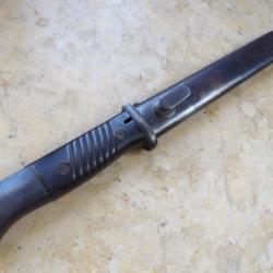 baionnette fusil mauser K98 ww2 seconde guerre marine KM Kriegsmarine O N&deg;diff&eacute;rent