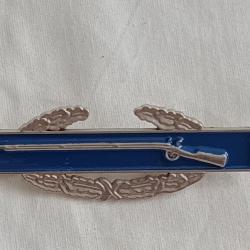Insigne , pin's  &eacute;maill&eacute;   CIB   US WW2        ( A2 )
