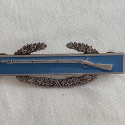 Insigne , pin's  &eacute;maill&eacute;   CIB   US WW2        ( A3 )