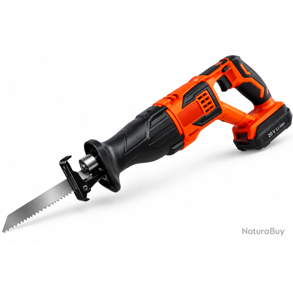 Express ! Scie Sabre Januel Batterie 20V avec Led + Lame a Os 21 cm