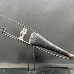 ANCIEN TRES RARE KATAR D'INDE DU XX&deg; , DIT PERCE ARMURE A LAME DENTELEE, ASIE