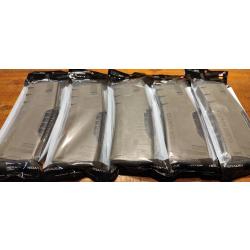 Lot de 5 chargeurs AR-15 HERA 30 coups cal.223 - vert olive