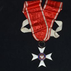 CROIX COMMANDEUR DE L'ORDRE DE LA POLOGNE RESTAUREE-1921/1939-POLAND MEDALS 1921/1939