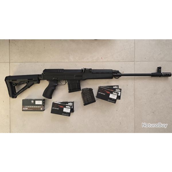 CSA VZ 58 Sporter Mars .222 Remington + 2 chargeurs et munitions - Ench�res en cours