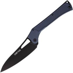 Couteau Pliant Ontario Camp Plus EDC Linerlock Lame Cleaver Manche Nylon Gris ON4325GREY