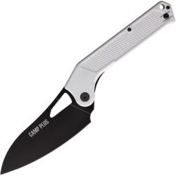 Couteau Pliant Ontario Camp Plus EDC Linerlock Lame Cleaver Manche Nylon Blanc ON4320WH
