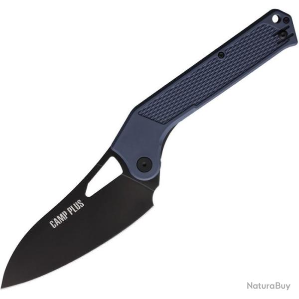 Couteau Pliant Ontario Camp Plus EDC Linerlock Lame Cleaver Manche Nylon Gris ON4320GREYTC