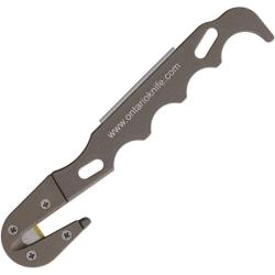 Coupe-Sangle Ontario Model 1 Strap Cutter Lame Inox Manche Aluminium Coyote Made in USA ON1421CB