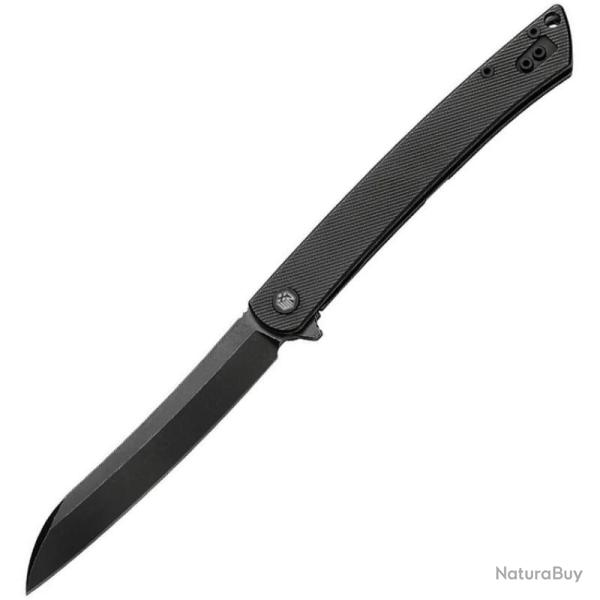 Couteau Dreamtech Frame Lock Lame Acier D2 Manche Ti Black DTK4224TBL