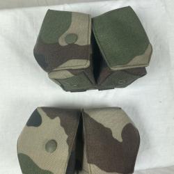 Lot 2 poches &agrave; grenade arm&eacute;e fran&ccedil;aise camouflage cce 2004 neuf EDC ou airsoft