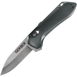 Couteau Gerber Highbrow Compact Ouverture Assist&eacute;e Lame 7Cr17MoV Manche Aluminium Gris G3764