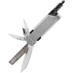Multi-Outil Gerber Lockdown Driver Lame Acier Inoxydable Manche Aluminium Argent G3569