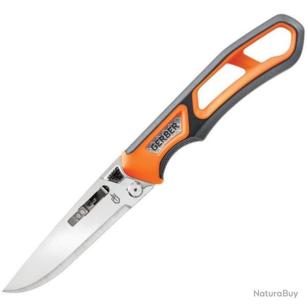 Couteau Gerber Randy Newberg EBS Lames Interchangeables Acier 440C Manche TPR Orange G1762