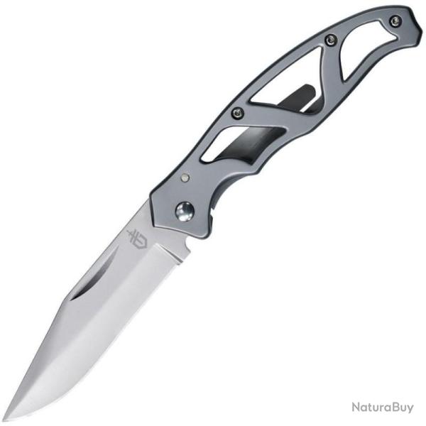Couteau Gerber Paraframe Mini Lame Acier Inoxydable Manche Squelette Inox G1067808