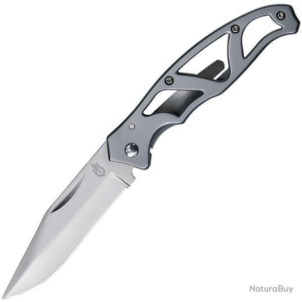 Couteau Gerber Paraframe Mini Lame Acier Inoxydable Manche Squelette Inox G1067795